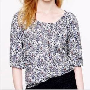 Liberty JCrew Peasant Top Sz L